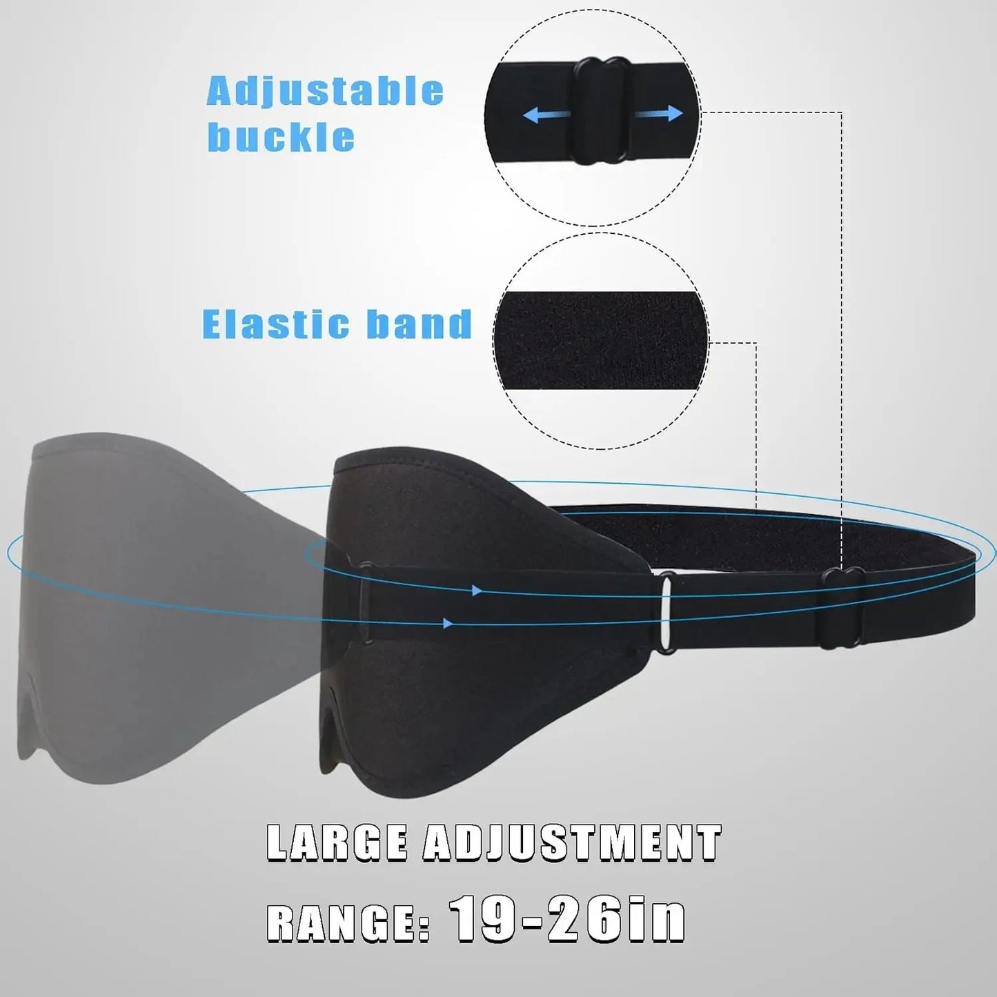 Restora Nightshield - 3D Contour Sleep Mask & Earplug Set