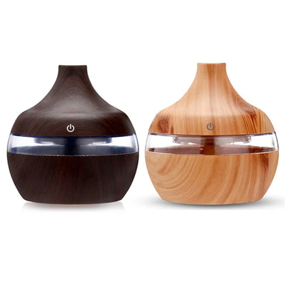 Restora Mist - Ultrasonic Wood Grain Essential Oil Diffuser